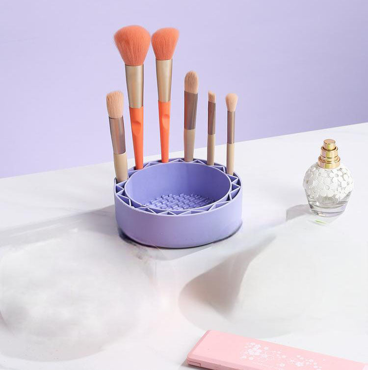 Makeup brush, cleaner, beauty tool, powder puff, beauty egg, wash bowl